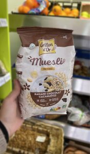 Proteinazko muesli ekologikoa