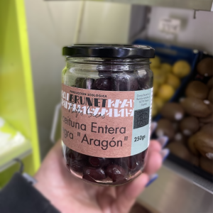 Aceituna negra entera